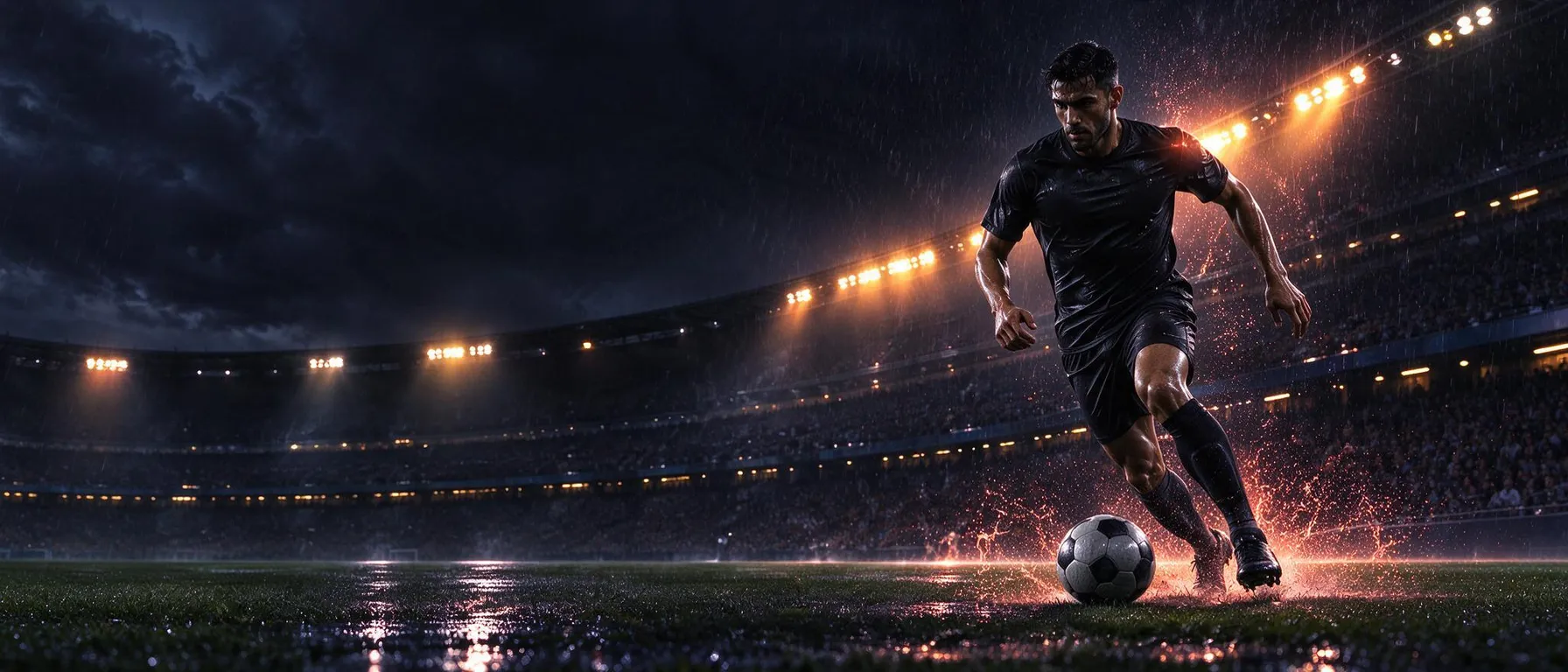 Full-bleed atmospheric backdrop behind the welcome-offer copy: a casino table, live studio or prize scene with quiet, low-detail areas so headline text stays readable; never slot machines or reels. For sportsbook or sports pages choose the matching sport preset (an empty arena, court or rink).